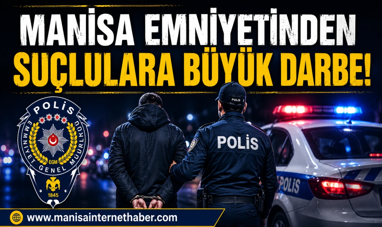 Manisa Emniyetinden Suçlulara Büyük Darbe!