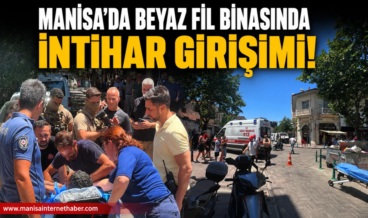 Manisa’da İntihar Girişimi Polis Müdahalesiyle Önlendi!