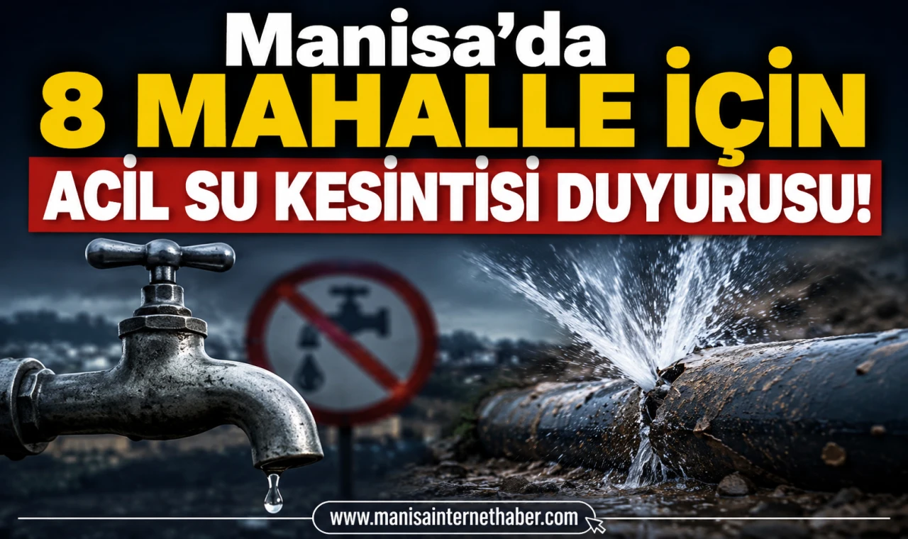 MASKİ'den 8 Mahalle İçin Su Kesintisi Duyurusu