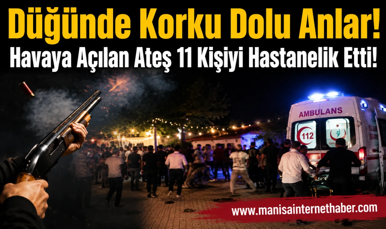 Pompalı Tüfekle Açılan Ateş Düğünü Kana Buladı