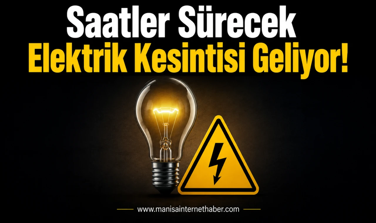Saatler Sürecek Elektrik Kesintisi Geliyor!