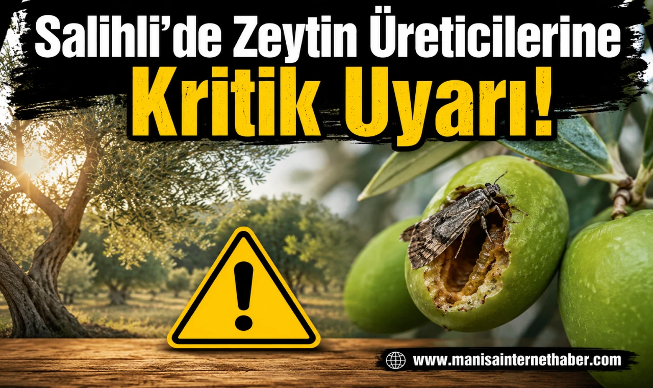 Salihli'de Zeytin Üreticilerine İlaçlama Uyarısı!