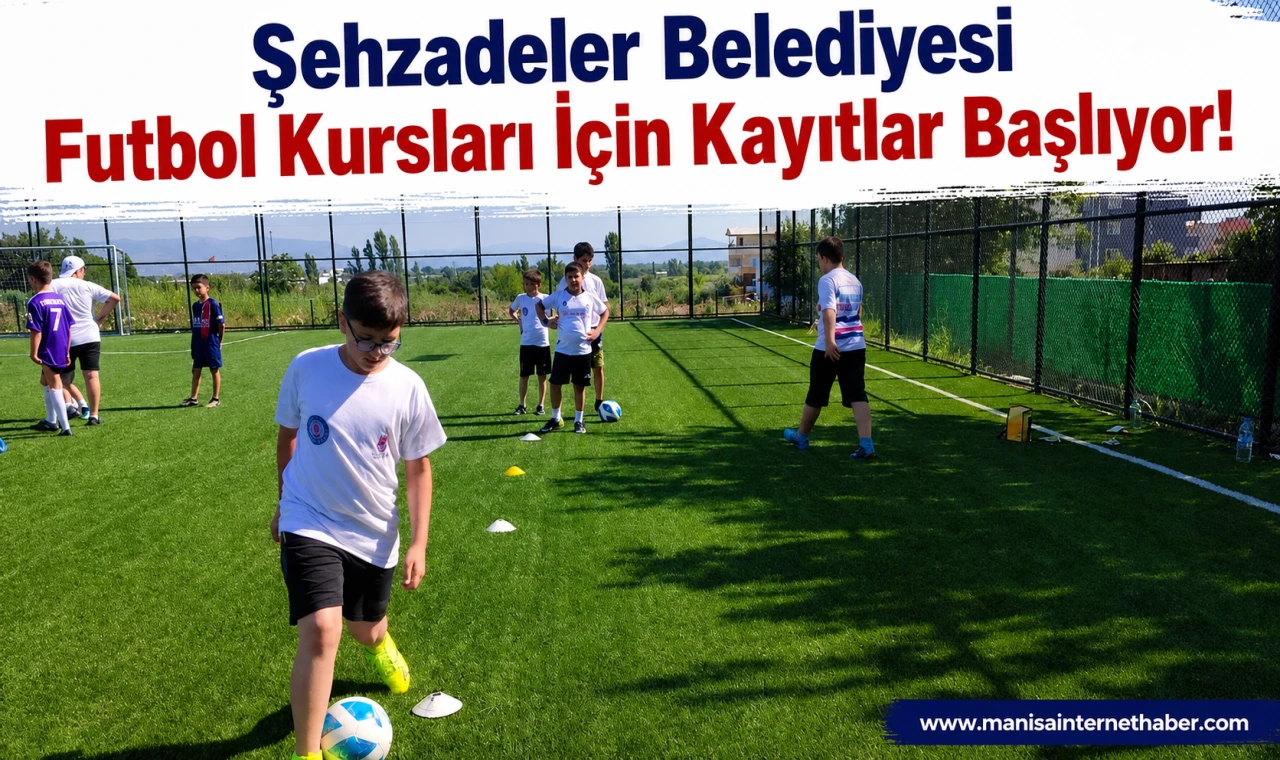 Şehzadeler’de Yaz Spor Okulları Futbol Kursları İçin Kayıt Heyecanı Başladı