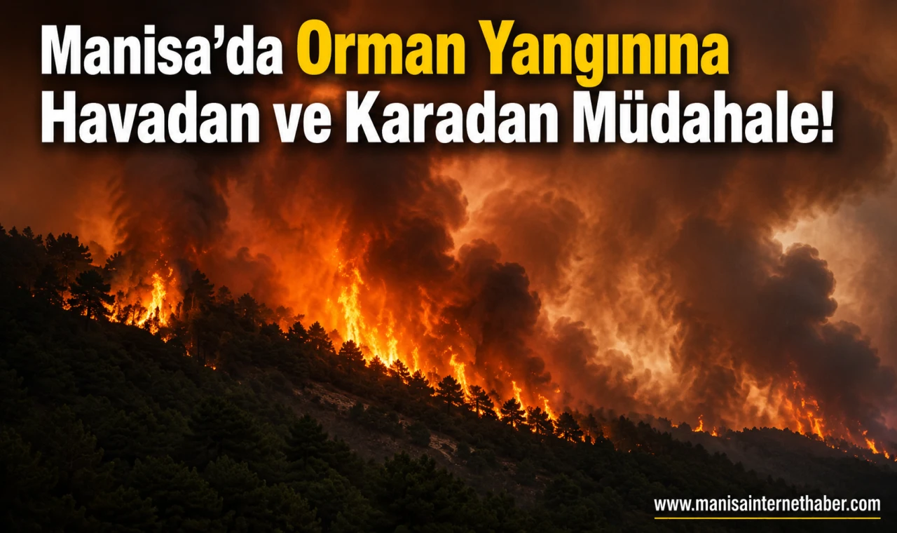 Üçpınar Mahallesi Yakınlarında Orman Yangını Çıktı