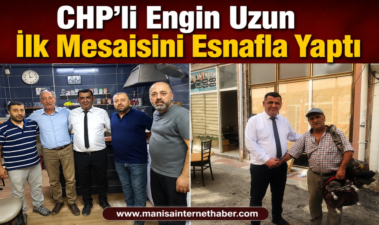 Engin Uzun Esnaf Ziyaretleriyle Sahaya Çıktı
