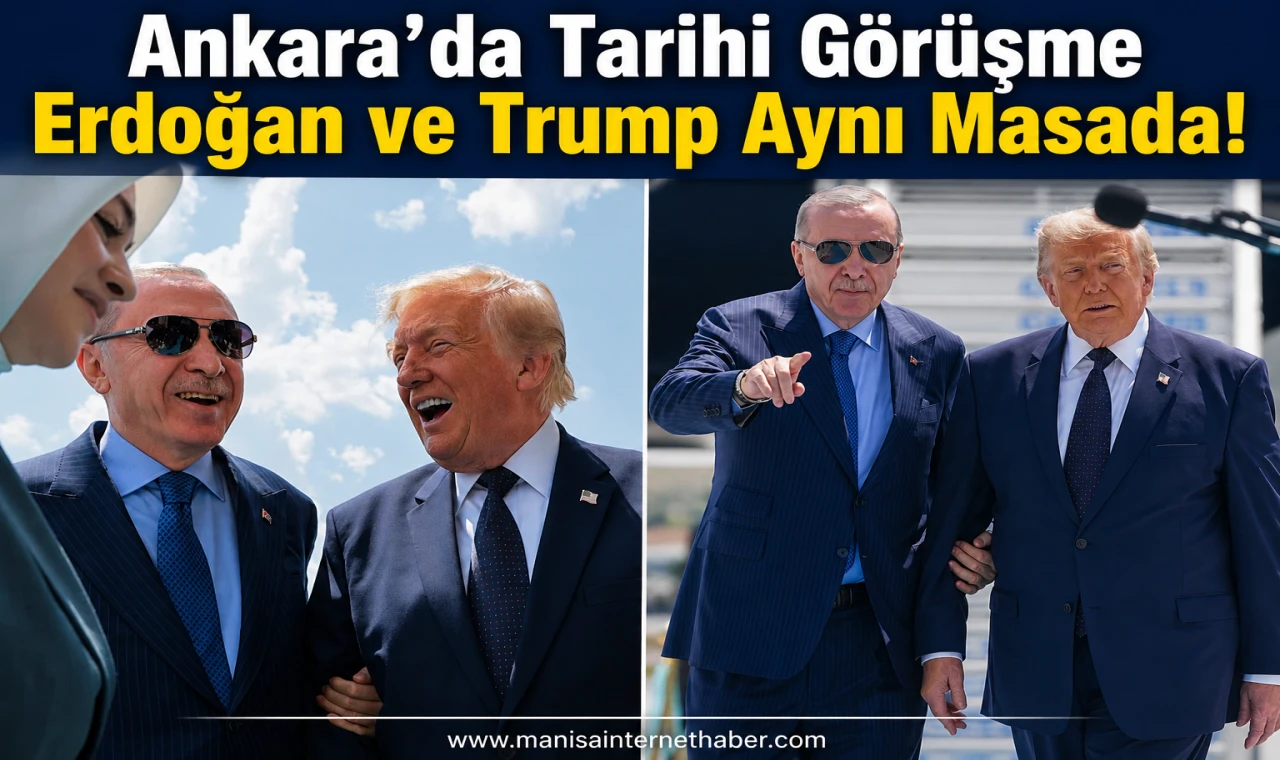 Erdoğan ile Trump Ankara’da Bir Araya Geldi!