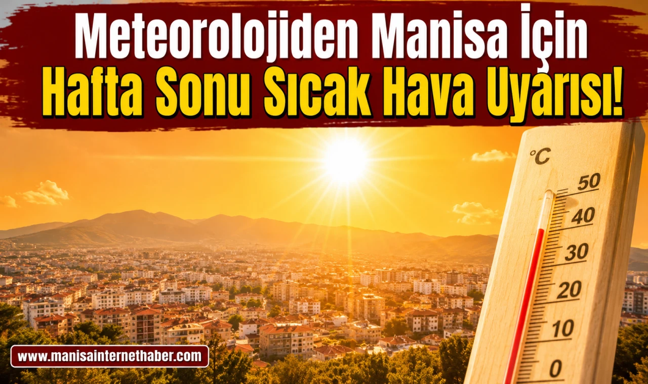 Manisa’da Hafta Sonu Sıcak Hava Etkisini Gösterecek