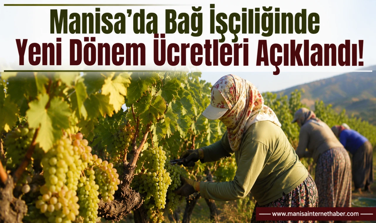 Manisa’da Üzüm İşçi Ücretleri Açıklandı!