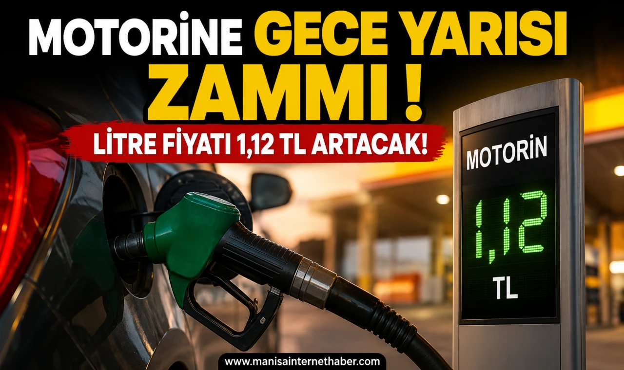 Motorine 1,12 TL Zam Bekleniyor! Fiyatlar Gece Yarısı Değişecek!