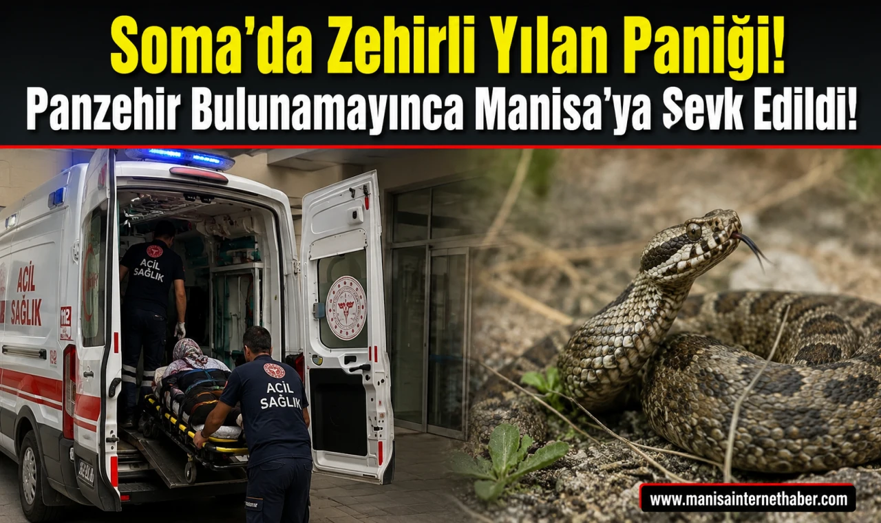 Soma'da Osmanlı Engereği Alarmı! Zeytinlikte Isırılan Kadın Yoğun Bakımda Tedavi Altında