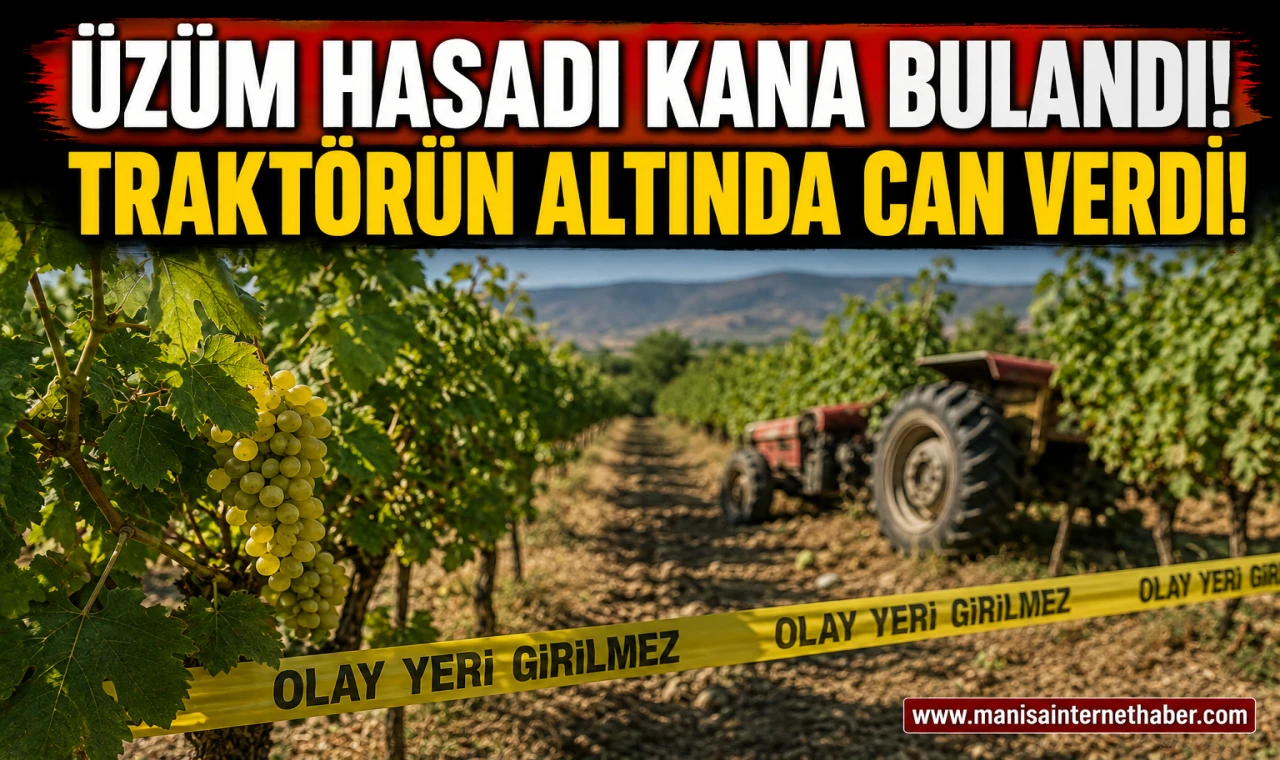 Gölmarmara’da Feci Traktör Kazası: Üzüm Bağında Can Verdi