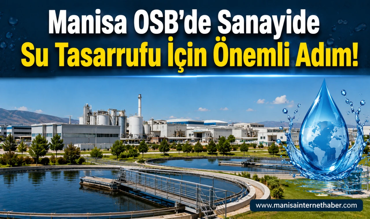 Manisa OSB, Su Verimliliği Projesinde Pilot Bölge Seçildi