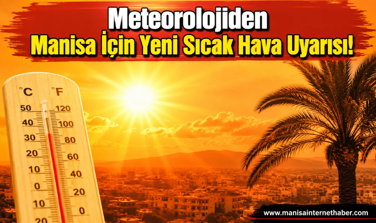 Manisa'da Sıcak Hava Etkisini Sürdürüyor! Meteorolojiden Kritik Uyarı