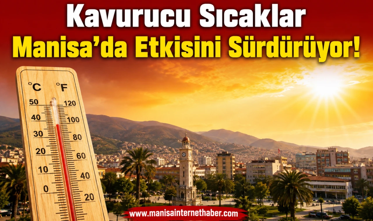 Manisa’da Termometreler 36 Dereceyi Gösterecek