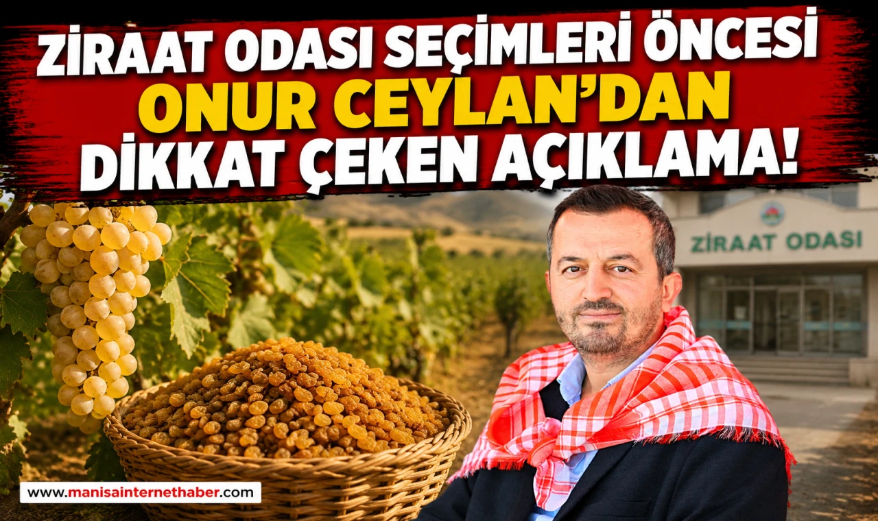 Onur Ceylan’dan Ziraat Odası Başkanlığı için adaylık sinyali