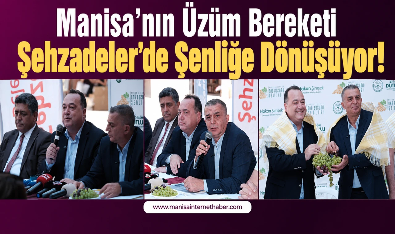 Şehzadeler’de Bağ Bozumu Şenliği İçin Geri Sayım Başladı