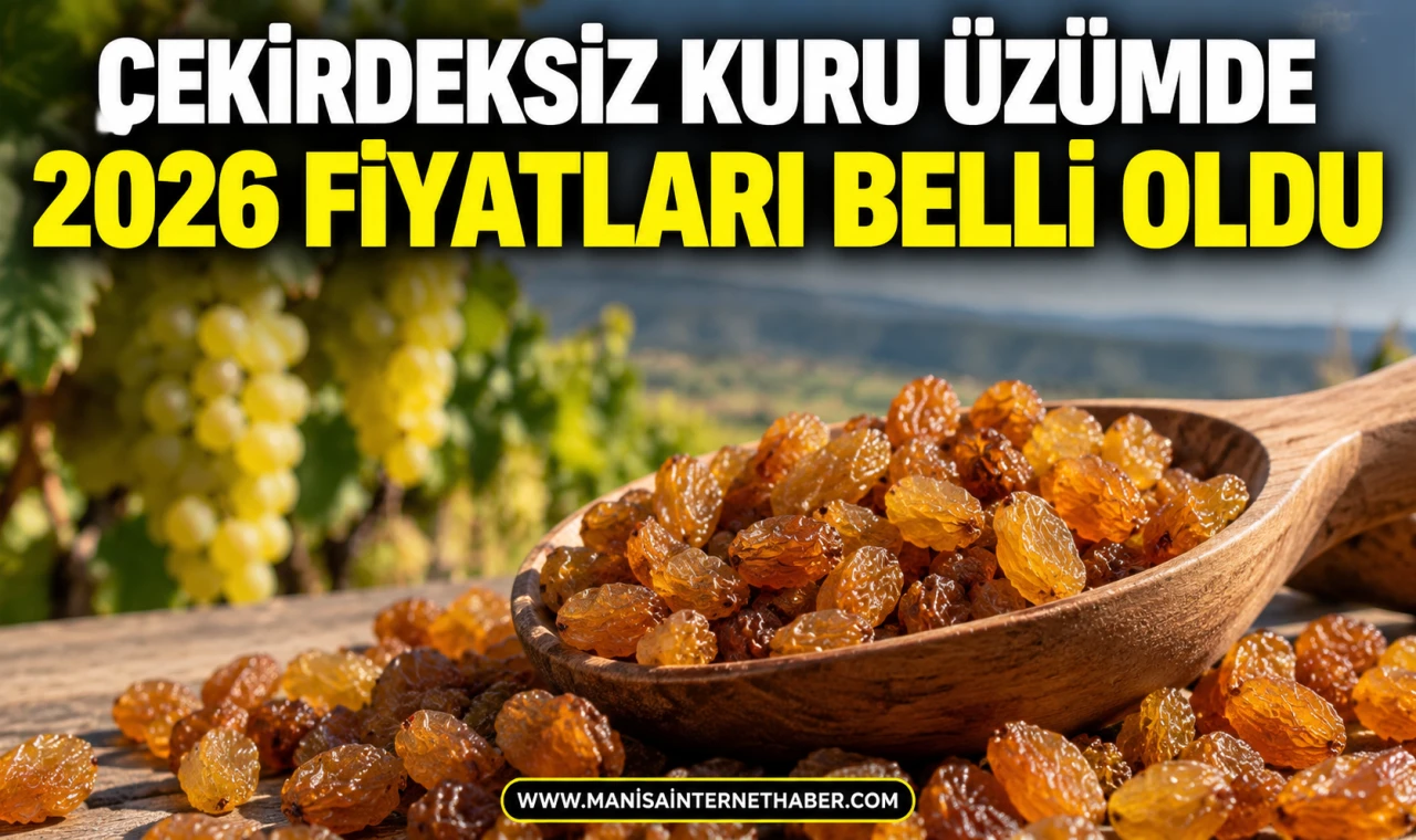 Kuru üzümde yeni sezon fiyatları netleşti
