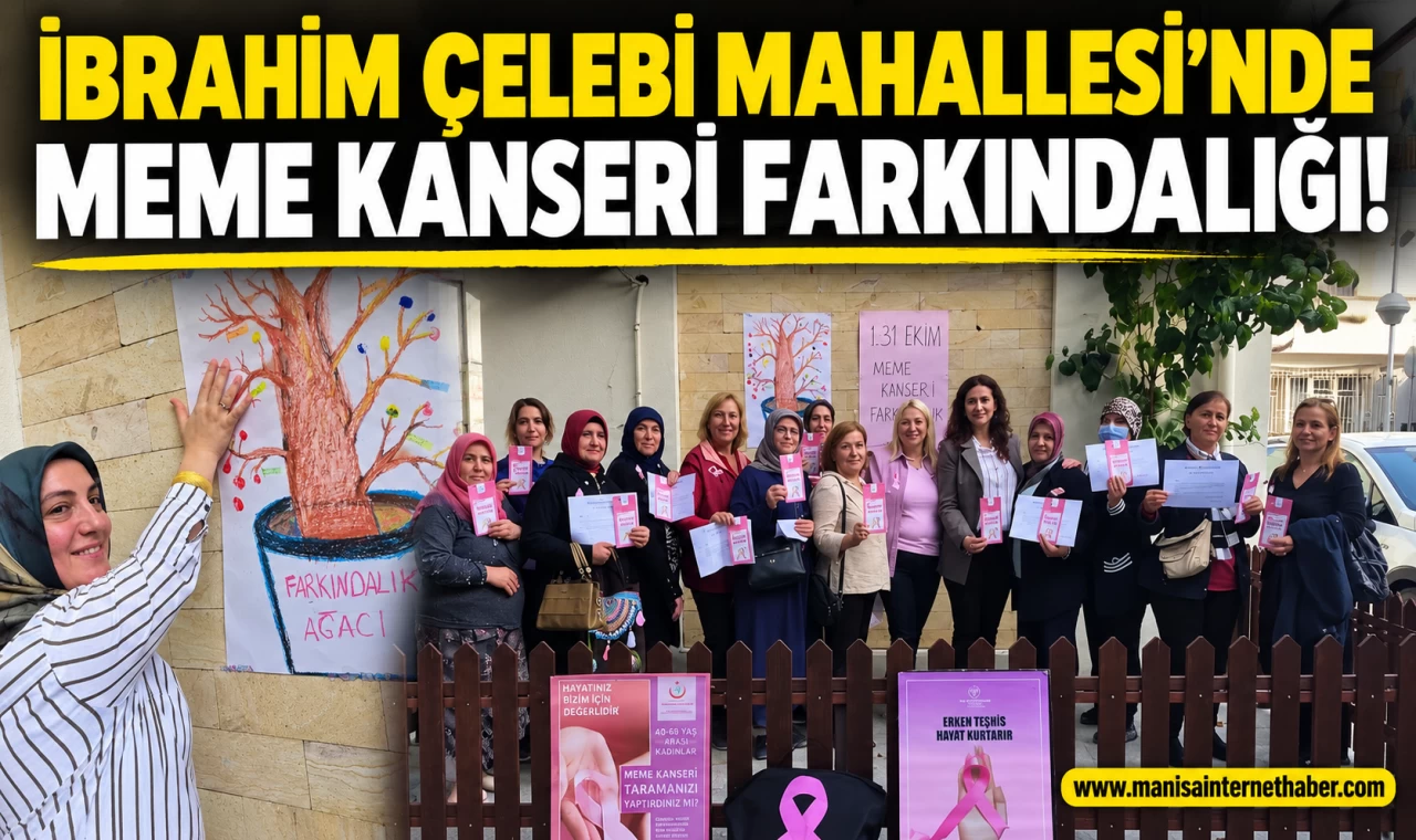 Manisa’da Kadınlar Meme Kanserine Karşı Farkındalık İçin Buluştu