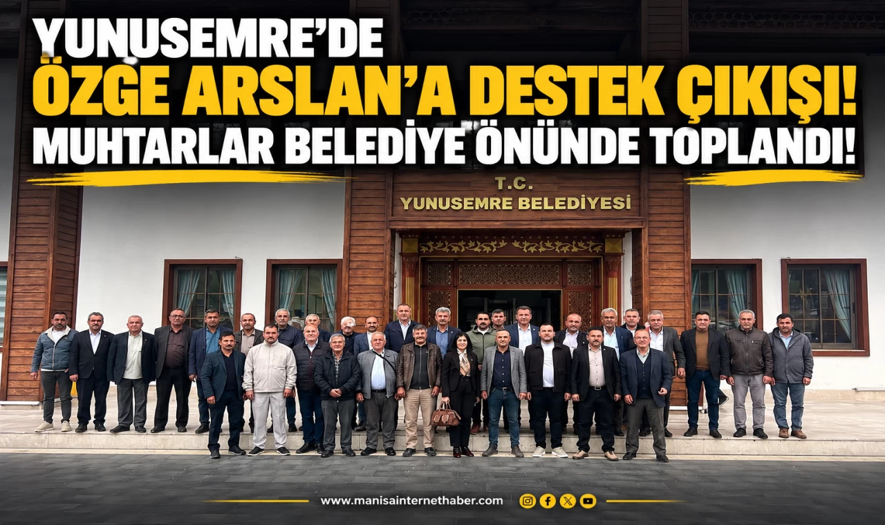 Muhtarlardan Özge Arslan’a Destek