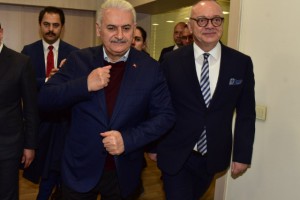 YILDIRIM'DAN ERGÜN'E ZİYARET