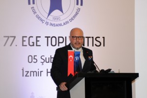 RİFAT HİSARCIKLIOĞLU EGİAD’IN KONUĞU OLDU