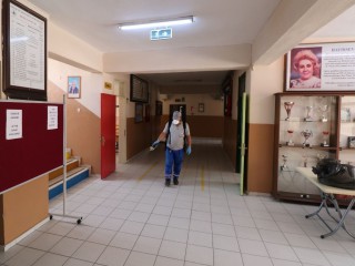 YKS ÖNCESİ OKULLARA DEZENFEKTE