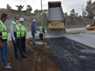 YOL YAPIM ÇALIŞMALARI SÜRÜYOR