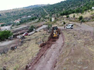 BOSTANLAR'DA YOL AÇMA ÇALIŞMALARI