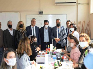 BAŞKAN ÇERÇİ KURSİYERLERLE BULUŞTU