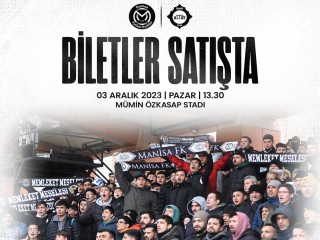 MANİSA FK ALTAY MAÇININ BİLETLERİ SATIŞA ÇIKTI