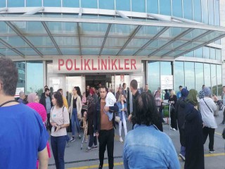 SOMA DEVLET HASTANESİ'NDE KORKUTAN YANGIN