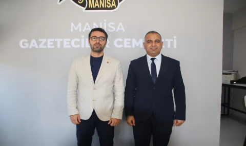 BAŞKAN EKİNCİ’DEN GAZETECİLER CEMİYETİ’NE ZİYARET