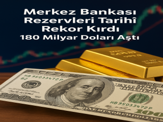 Merkez Bankası Rezervleri Tarihî Rekor Kırdı: 180 Milyar Doları Aştı!
