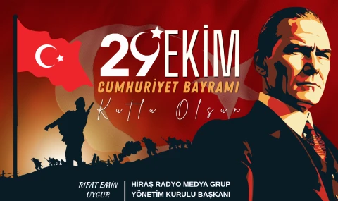 29 Ekim Cumhuriyet Bayramımız Kutlu Olsun