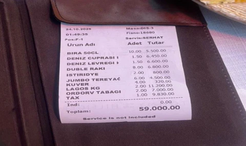 59 Bin TL’lik Balık Hesabına 139 Bin TL Ceza!