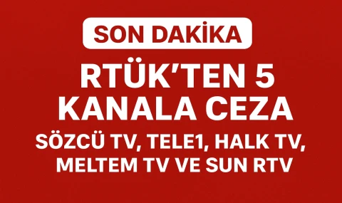 RTÜK’ten 5 Kanala Ceza!