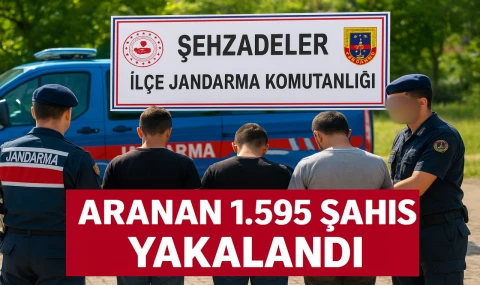 Şehzadeler’de Aranan 1595 Şahıs Yakalandı