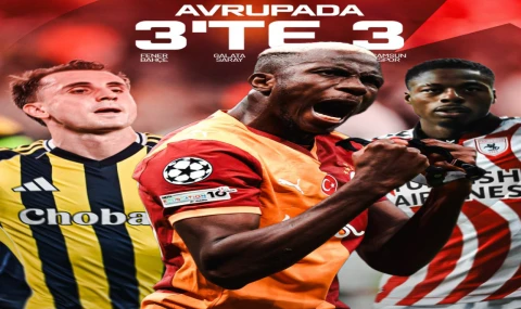Türk takımları Avrupa’da haftayı kayıpsız kapattı: 3’te 3 galibiyet!
