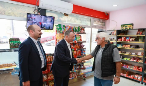 BAŞKAN BALABAN YENİMAHALLE’DE ESNAFI DİNLEDİ