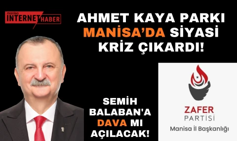 Ahmet Kaya Parkı Manisa’da Siyasi Kriz Çıkardı!