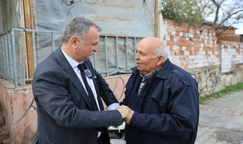 BAŞKAN BALABAN ORTAKÖY SAKİNLERİYLE BULUŞTU