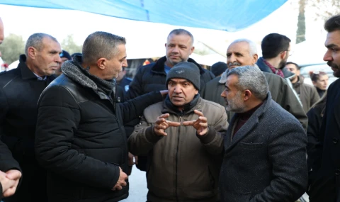 BAŞKAN HAKAN ŞİMŞEK NURLUPINAR ESNAFLARINI ZİYARET ETTİ