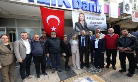 BAŞKAN ŞİMŞEK, MERHUM BAŞKAN GÜLŞAH DURBAY İÇİN DÜZENLENEN LOKMA HAYRINA KATILDI