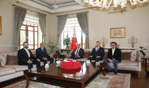 BAŞKAN ŞİMŞEK VALİ ÖZKAN’I ZİYARET ETTİ