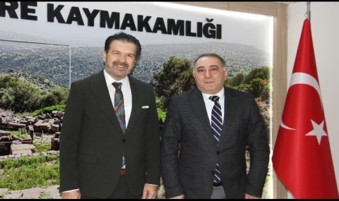 Hiraş Radyo Medya Grup Başkanı Uygur’dan Kaymakam Cantürk’e Ziyaret