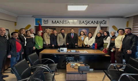 Manisa İYİ Parti’de Orkun Özeller Ziyareti