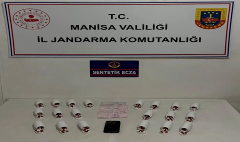Manisa’da 1.145 Adet Sentetik Hap Ele Geçirildi!
