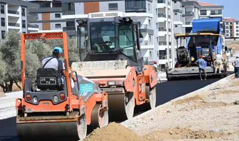 Manisa’da Asfaltlama Çalışmalarında Rekor