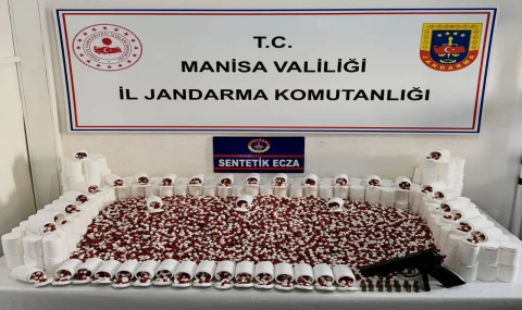 Manisa’da Dev Operasyon Daha! 25 Binden Fazla Sentetik Hap Ele Geçirildi!