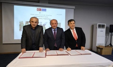 YEŞİL DÖNÜŞÜMDE MANİSA SİVİL HAREKET GÜCÜ PROJESİ KAPANIŞ TOPLANTISI YAPILDI